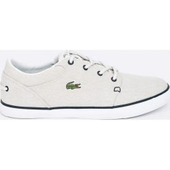 Lacoste - Tenisówki. Szare trampki męskie Lacoste, z gumy. W wyprzedaży za 249.90 zł.