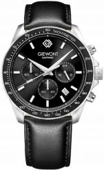 Zegarek Giewont Zegarek Męski Chronograph Sapphire Czarny GW3520-A4. Czarne zegarki męskie Giewont. Za 214.38 zł.