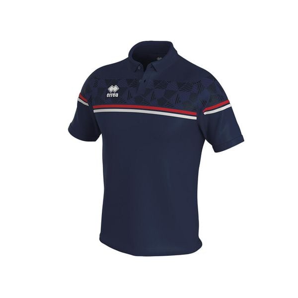 Polo Errea dominic. Czerwone koszulki polo męskie ERREA, m, bez wzorów, eleganckie, bez kołnierzyka, bez ramiączek. W wyprzedaży za 189.25 zł.
