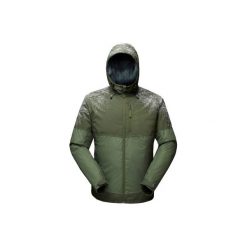 Kurtka turystyczna SH100 x-warm męska. Szare kurtki męskie QUECHUA. Za 149.99 zł.