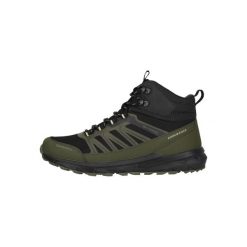 Wodoodporne buty trekkingowe Endurance Ferill. Czarne buty trekkingowe męskie Endurance, bez wzorów, sportowe, bez obcasa, bez zapięcia. Za 338.00 zł.