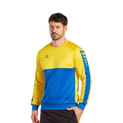 Bluza Erima Six Wings. Niebieskie bluzy nierozpinane męskie Erima, s, bez wzorów, z materiału, sportowe, bez ramiączek, bez kaptura. Za 208.50 zł.