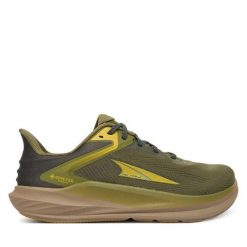 Buty do biegania Altra. Brązowe buty do biegania męskie Altra, bez wzorów, z gore-texu, bez zapięcia, do biegania, gore-tex. Za 709.99 zł.