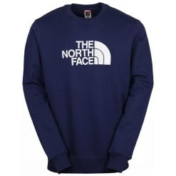Bluza męska The North Face Drew Peak Crew. Niebieskie bluzy nierozpinane męskie The North Face, m, bez wzorów, sportowe, bez ramiączek, bez kaptura. Za 361.50 zł.