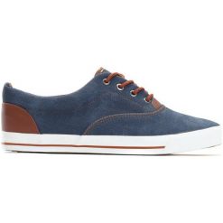 Granatowe Tenisówki Caution. Trampki męskie Born2be. Za 59.99 zł.