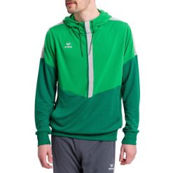 Bluza Erima Squad. Zielone bluzy z kapturem męskie Erima, l, bez wzorów, z dresówki, z kapturem. W wyprzedaży za 170.05 zł.