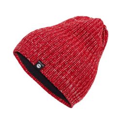 Zimowa czapka turystyczna unisex dla dorosłych Milo Yantai. Czerwone czapki męskie Milo, na zimę, bez wzorów, z polaru, sportowe. Za 69.99 zł.