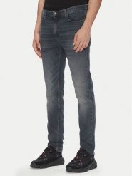 HUGO Jeansy 50542675 Szary Extra Slim Fit. Szare jeansy męskie Hugo, bez wzorów, z bawełny. Za 309.99 zł.