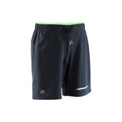 Spodenki RUN DRY+. Czarne szorty męskie KALENJI. Za 39.99 zł.