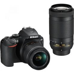 Nikon d3500 + 18-55 + 70-300. Aparaty lustrzanki marki NIKON. Za 2,999.00 zł.