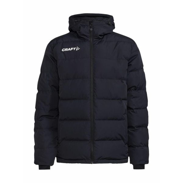 Kurtka puchowa Craft Evolve. Czarne kurtki męskie Craft, m, bez wzorów, z puchu, casualowe, bez ramiączek, bez kaptura. Za 936.15 zł.