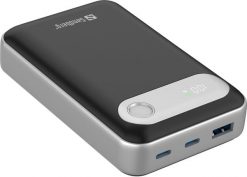 Sandberg Travel Powerbank 20000 PD35W, 20000 mAh, Lithium Polymer (LiPo), 3.7 V, Black, Silver. Czarne powerbanki Sandberg. Za 152.63 zł.