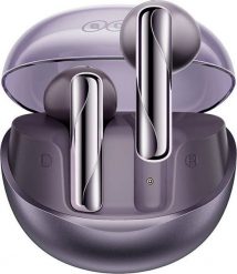 QCY T32 Słuchawki AilyBuds Clear TWS fioletowe. Fioletowe słuchawki bluetooth QCY. Za 94.25 zł.