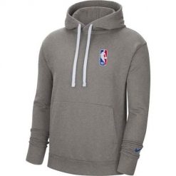 Bluza sportowa męska Nike Nba Team 31 Essential. Szare bluzy nierozpinane męskie Nike, m, bez wzorów, sportowe, bez ramiączek, z kapturem. Za 353.00 zł.