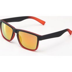 Okulary przeciwsłoneczne - Czerwony. Czerwone okulary przeciwsłoneczne męskie Cropp, bez wzorów. W wyprzedaży za 29.99 zł.