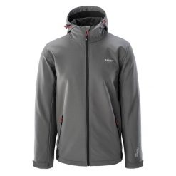 Kurtka Softshellowa Męska Noxon. Czarne kurtki softshell męskie Hi-tec, m, bez wzorów, z softshellu, bez kaptura, trekkingowe. Za 254.99 zł.