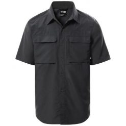 Koszula turystyczna męska The North Face M Sequoia. Szare koszule męskie The North Face, m, bez wzorów, bez kołnierzyka, bez ramiączek. Za 295.00 zł.