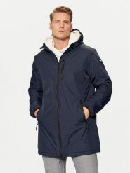 Schott NYC Parka BLADEN2 Granatowy Regular Fit. Niebieskie parki męskie Schott NYC, m, bez wzorów, z syntetyku, bez kaptura. Za 949.99 zł.