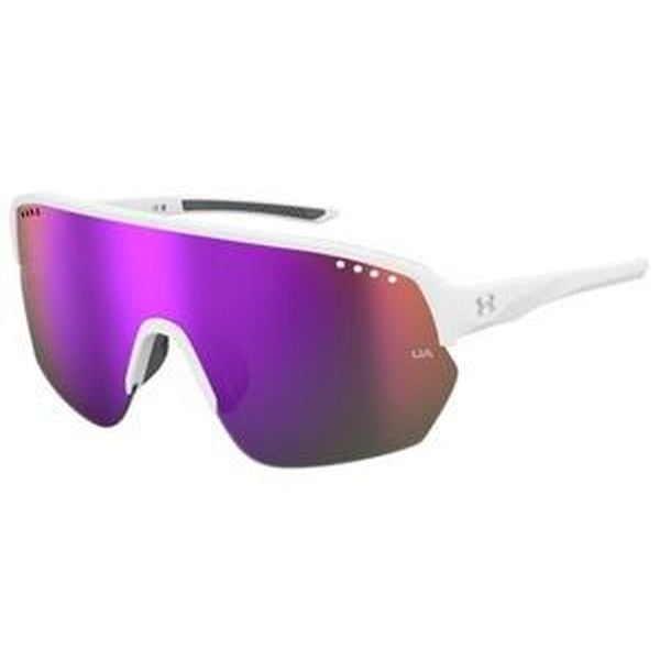 Okulary przeciwsłoneczne Under Armour Gamedat II/G S3. Białe okulary przeciwsłoneczne męskie Under Armour, bez wzorów, sportowe. Za 499.99 zł.