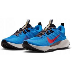 Buty sportowe do biegania męskie Nike Juniper Trail 2. Niebieskie buty do biegania męskie Nike, bez wzorów, bez zapięcia, do biegania. Za 325.60 zł.