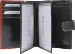 Rovicky Pionowy portfel męski dwukolorowy HQ. Portfele męskie ROVICKY, bez wzorów. Za 154.00 zł.