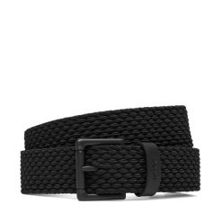 Pasek Męski HUGO. Czarne paski męskie Hugo, bez wzorów. Za 339.99 zł.