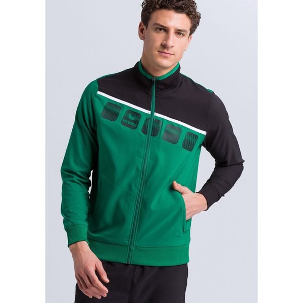 Kurtka prezentacyjna Erima 5-C. Czarne kurtki męskie Erima, xl, bez wzorów, sportowe, bez ramiączek, bez kaptura. Za 203.85 zł.