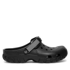 Klapki Crocs. Czarne klapki i japonki męskie Crocs, bez wzorów. Za 169.99 zł.