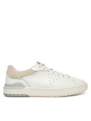 Clarks Sneakersy Courtlite2 Run 26181325 Biały. Białe buty sportowe na co dzień męskie Clarks, m, bez wzorów, ze skóry, bez ramiączek, bez kaptura. Za 309.99 zł.