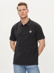 Save The Duck Polo Ovidio DR1213M-BATE18 Czarny Regular Fit. Czarne koszulki polo męskie Save the duck, m, bez wzorów, z bawełny, bez kołnierzyka, bez ramiączek. Za 239.99 zł.