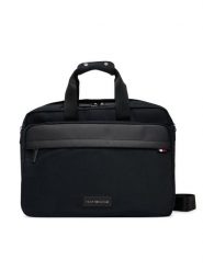Tommy Hilfiger Torba na laptopa Th Nylon Workbag AM0AM13619 Czarny. Czarne torby na laptopa męskie Tommy Hilfiger, bez wzorów, z materiału. Za 489.99 zł.