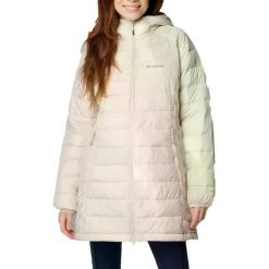 Kurtka COLUMBIA POWDER LITE II MID JACKET Beżowy. Brązowe kurtki męskie Columbia, m, bez wzorów, z syntetyku, bez ramiączek, bez kaptura. Za 703.45 zł.