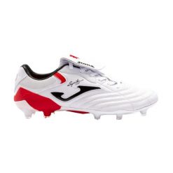 Buty piłkarskie męskie Joma Aguila Cup FG. Białe buty treningowe męskie Joma, bez wzorów, bez zapięcia, do piłki nożnej. Za 159.99 zł.