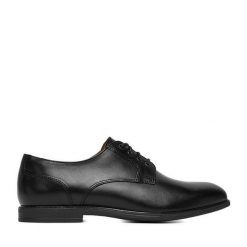 Półbuty Lasocki. Czarne eleganckie półbuty męskie Lasocki, wizytowe, bez obcasa, bez zapięcia. Za 199.99 zł.