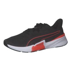 Buty męskie treningowe Puma Pwr Frame. Czarne buty treningowe męskie Puma, bez wzorów, z materiału, bez zapięcia, do biegania. Za 318.00 zł.