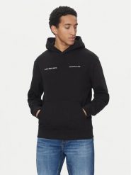 Calvin Klein Jeans Bluza Big Box Logo J30J325490 Czarny Regular Fit. Czarne bluzy nierozpinane męskie Calvin Klein Jeans, m, bez wzorów, z bawełny, bez ramiączek, bez kaptura. Za 299.99 zł.
