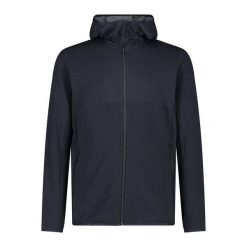 Bluza męska CMP Zip Hood. Szare bluzy nierozpinane męskie CMP, m, bez wzorów, bez ramiączek, bez kaptura. Za 239.99 zł.