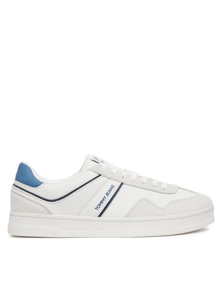 Tommy Jeans Sneakersy The Greenwich Leather EM0EM01524 Beżowy. Brązowe buty sportowe na co dzień męskie Tommy Jeans, m, bez wzorów, z jeansu, bez ramiączek, bez kaptura. Za 319.99 zł.