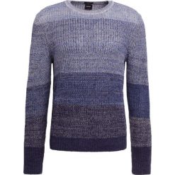 BOSS CASUAL ANSEELMO Sweter dark blue. Niebieskie kardigany męskie marki BOSS CASUAL, z bawełny. W wyprzedaży za 440.30 zł.