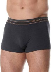 Brubeck BX10870 Bokserki męskie ACTIVE WOOL grafitowy XXL. Szare bokserki męskie Brubeck, m, bez wzorów. Za 105.92 zł.