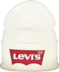Levi`s BIAŁA CZAPKA MĘSKA LEVI'S NoSize. Białe czapki męskie na zimę, bez wzorów. Za 118.50 zł.