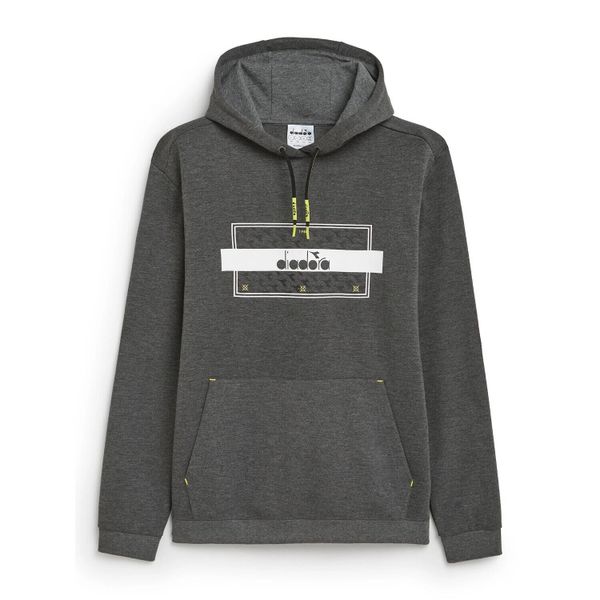 Bluza męska DIADORA HOODIE URBANITY. Szare bluzy nierozpinane męskie Diadora, m, bez wzorów, bez ramiączek, bez kaptura. Za 159.99 zł.