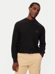 Boss Sweter Anion_S 50527584 Czarny Regular Fit. Czarne kardigany męskie Boss, m, bez wzorów, z bawełny, bez ramiączek. Za 509.99 zł.