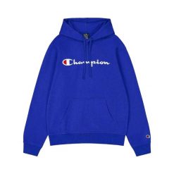 Męska Bluza Z Kapturem. Niebieskie bluzy z kapturem męskie CHAMPION, m, bez wzorów, z kapturem. Za 325.99 zł.