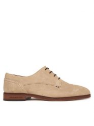 Tommy Hilfiger Półbuty Dress FM0FM05776 Beżowy. Brązowe codzienne półbuty męskie Tommy Hilfiger, bez wzorów, ze skóry, bez obcasa, bez zapięcia. Za 569.99 zł.