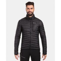 Męska ocieplana kurtka Kilpi ACTIS-M. Czarne kurtki męskie Kilpi, m, bez wzorów, bez ramiączek, bez kaptura. Za 360.09 zł.