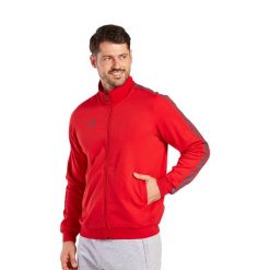 Kurtka dresowa Erima Essential Team. Czerwone kurtki męskie Erima, l, bez wzorów, z dresówki, retro, bez ramiączek, bez kaptura. W wyprzedaży za 242.00 zł.