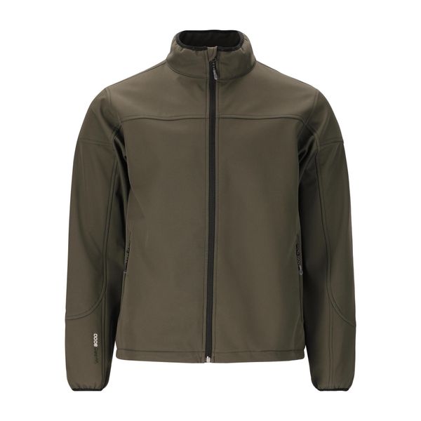 Kurtka wodoodporna Whistler Dublin Softshell W-PRO 8000. Czarne kurtki męskie Whistler, bez wzorów, z softshellu, bez kaptura, trekkingowe. Za 231.00 zł.
