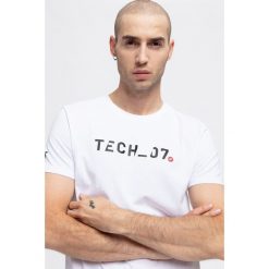 T-shirt męski TSM291 - biały. T-shirty męskie marki 4f. W wyprzedaży za 29.99 zł.