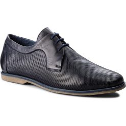 Półbuty GINO ROSSI - Cross MPV713-N51-XB00-5700-0 59. Niebieskie eleganckie półbuty męskie Gino Rossi, z materiału, eleganckie. Za 459.90 zł.